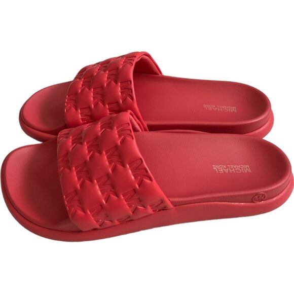 Michael Kors Rubin Red Finnie Slide Sandals, US7 - Picture 2 of 11